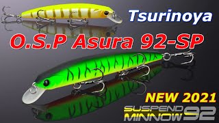 Новинка 2021 🔥 Воблер O.S.P Asura Jerkbait 92-SP от Tsurinoya