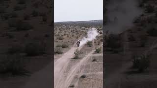 Running the Honda CRF300L hard through the desert #shorts