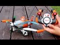 Racing Dusty Crophopper Diecast Aircraft / Jeżdżący Samolot Dusty - Cars Planes - Dickie - 3089803