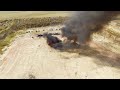 Cars Explodes In Flames Under Heavy Machine Gun Fire Cars Explodes In Flames Under Heavy Machine Gun Fire