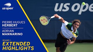 Pierre-Hugues Herbert vs Adrian Mannarino Extended Match Highlights | 2021 US Open Round 1
