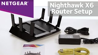 NETGEAR Nighthawk X6 AC3200 Tri-Band WiFi Router Installation Video (R8000)
