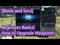 [Blade and Soul] Beginners Basics: How to Upgrade Your Weapon!