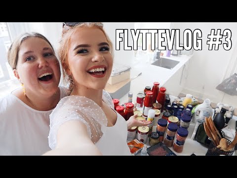 PAKKER MIT VÆRELSE UD + HANDLER IND // Flyttevlog #3 ♡ Amalie Sode