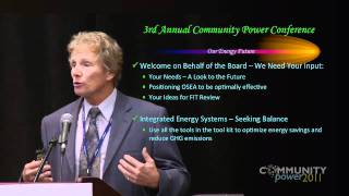 Community Power 2011 - David DeYoe - Conference Objectives - Green Home TV / OSEA