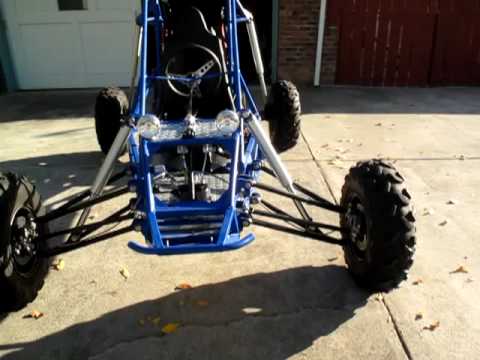 Mini buggy walkaround and startup mini sandrail