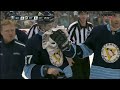 Sidney Crosby takes a Brooks Orpik slapshot to the face 03/30/2013