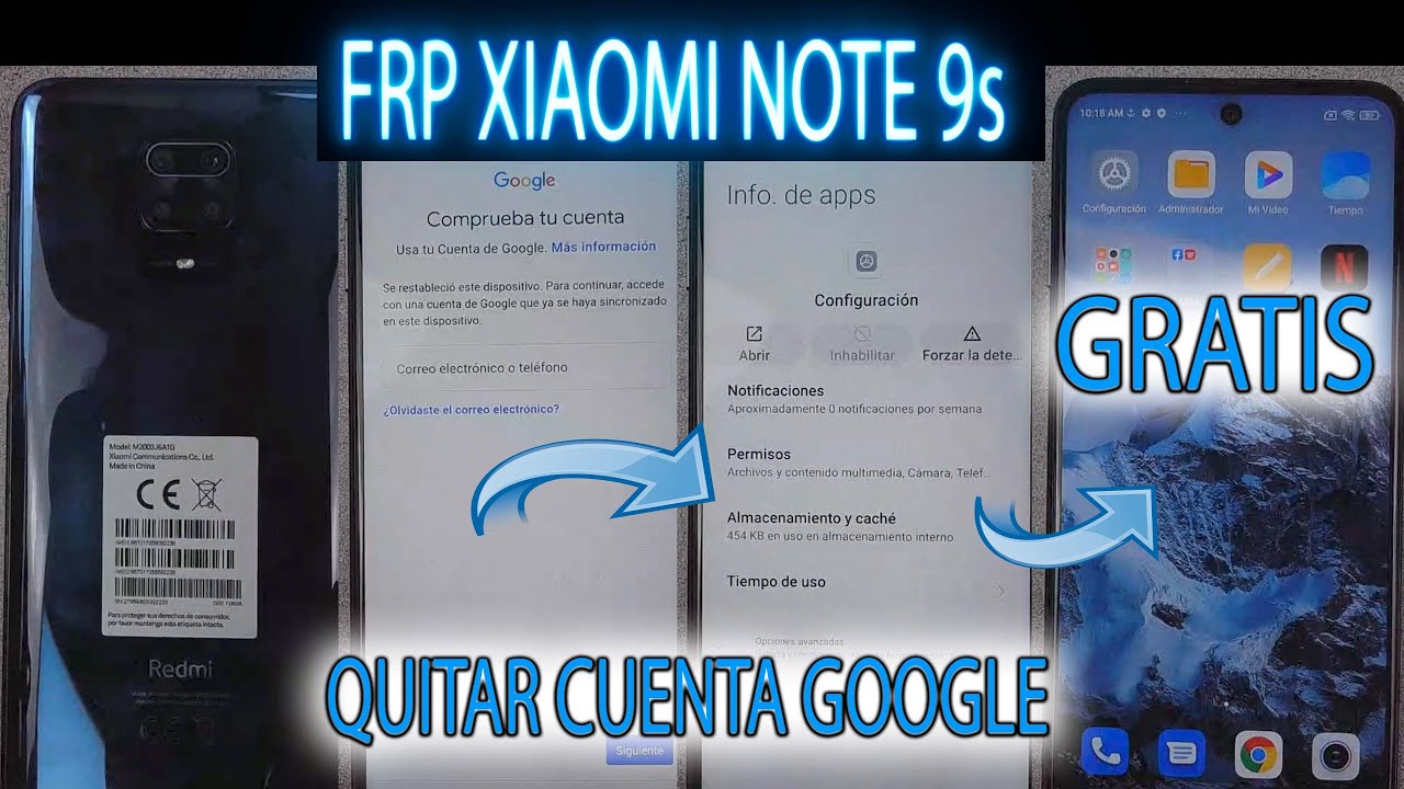 FRP XIAOMI NOTE 9s REMOVE GOOGLE ACCOUNT WITHOUT PC METHOD FRP XIAOMI NOTE 9s REMOVE GOOGLE ACCOUNT WITHOUT PC METHOD