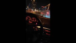 Araba Snapleri Gece-BMW E46-Yağmurlu