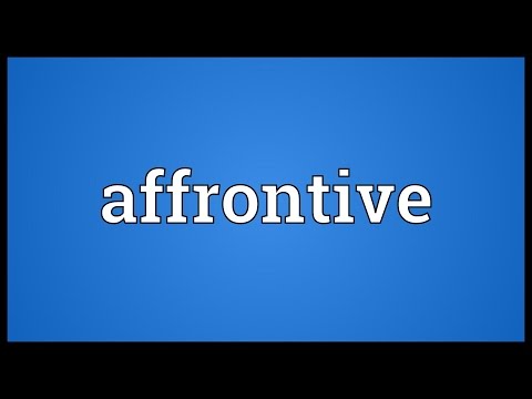 Header of affrontive