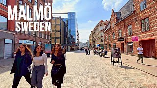 Malmö Sweden 🇸🇪 - Spring 2022 -  Walking Tour | City Center - relaxing ambient c