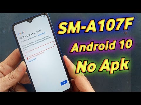 Samsung A10s (A107F)Frp Bypass android 10 No apk Samsung A10s (A107F)Frp Bypass android 10 No apk