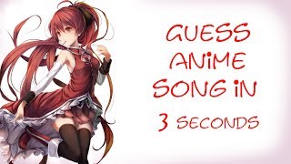 Guess anime opening in 3 seconds!