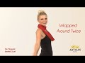 HOW TO WEAR Multi-Strand Magnetic Jewelled Scarf by Artizan by Robin Barre