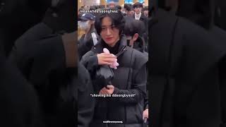 Ateez Showing Off Their Aniteez Keychains
