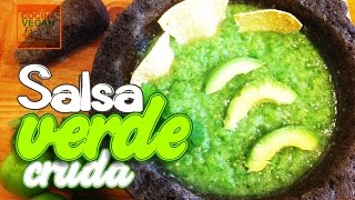 Salsa verde cruda