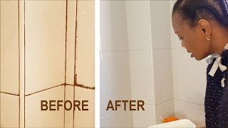 Best Way to Clean Moldy Bathroom Grout and Tiles | Post Winter Routine | All Nigerian Recipes