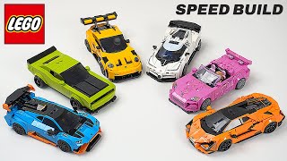 All 2025 Lego Speed Champions Compilation Speed Build