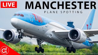 Fog Low Vis Live Plane Spotting From Manchester Airport