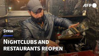 Syrian Nightclubs And Restaurants Reopen Cautiously After Islamist Takeover Afp