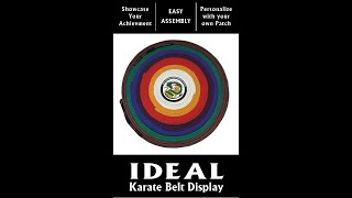 Karate Belt Display