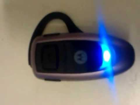How to pair Motorola H350 bluetooth headset - YouTube