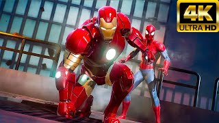 Spider-Man Saves Iron Man From Dying Scene (2024) 4K Ultra Hd