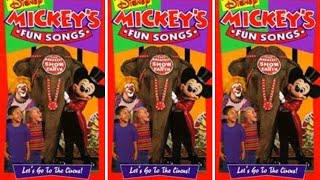 Mickeys Fun Songs - Lets Go To The Circus 1994