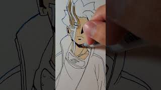 Drawing Boruto Otsutsuki Mode