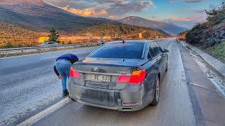 BMW 740 BURSA YOLU TOP SPEED YAPTIK MUHAFAZA UÇTU !