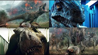 🎞 Jurassic World: Fallen Kingdom 2018 Teaser(1,2)+Official/Final Trailers+Clip(T-Rex Vs Carnotaurus)