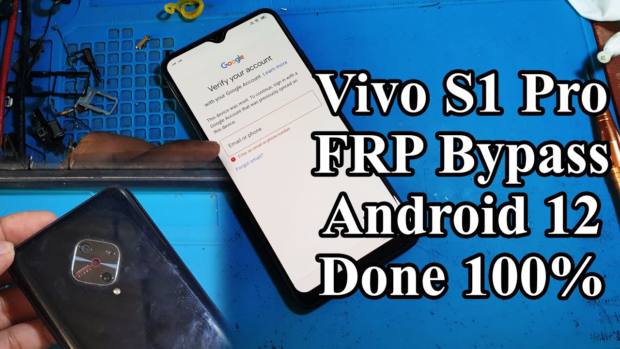 Vivo S1 Pro FRP Bypass Aandroid 12 Done100% Vivo S1 Pro FRP Bypass Aandroid 12 Done100%