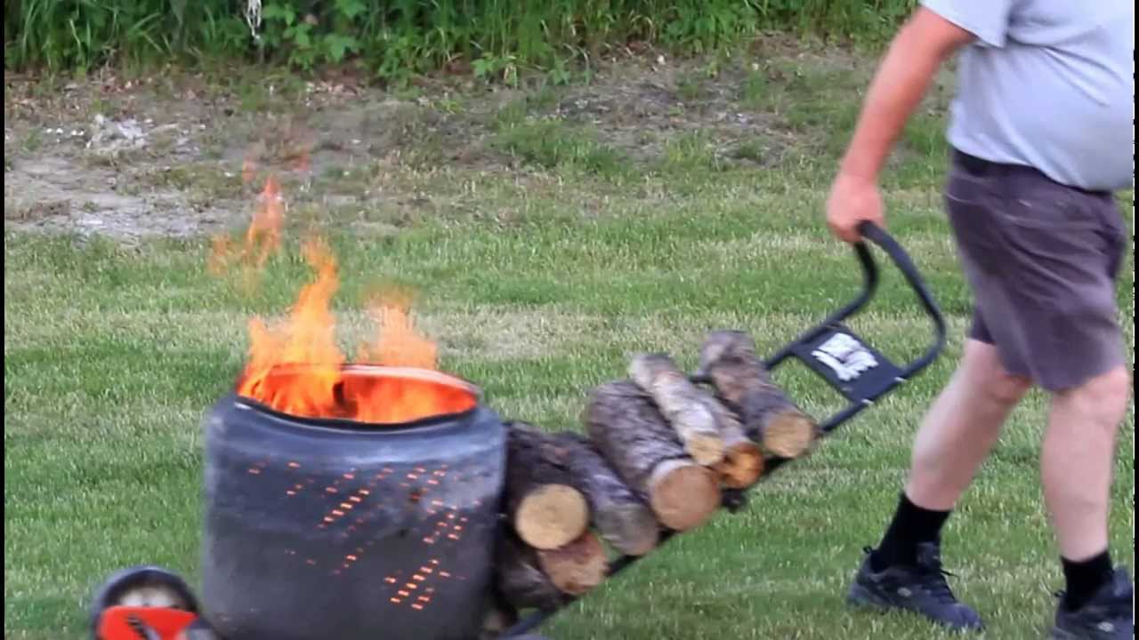 portable fire pit - YouTube