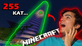 DÜNYANIN EN UZUN GÖKDELENİ - TAM 255 KAT!!! (20 saat sürdü) - Minecraft Survival
