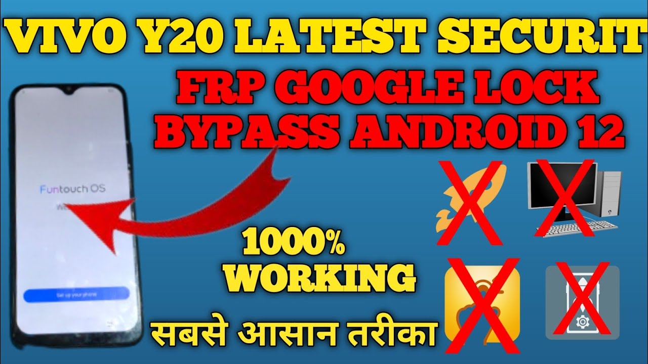 Vivo Y20 FRP Bypass Android 12| Latest Security New Vivo Y20 FRP Bypass Android 12| Latest Security New
