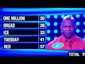 Family Feud 1st Contestant gets 194  points! AWESOME!