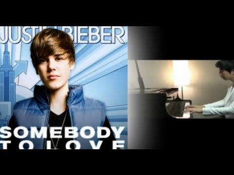 Justin Bieber - Somebody To Love Remix ft. Usher Official Music Video Piano Cover with lyrics