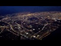 Night Landing in Los Angeles (cockpit view)