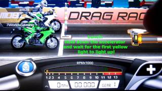 Drag Racing Bike Edition: How To Tune A Level 10 Ninja 1000R 10.408s 1/2 mile!