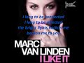 Marc van Linden - I like it (lyrics)