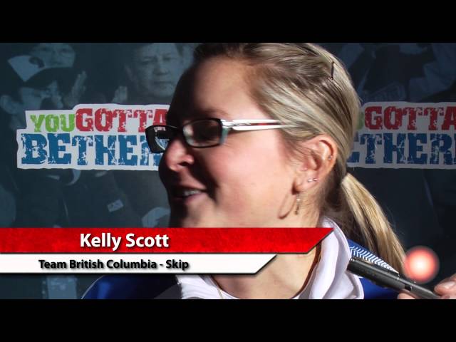 2012 Scotties Tournament of Hearts Draw 11 Media Scrum
