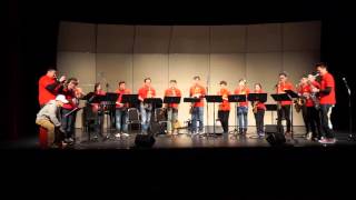 Christmas Jazz Medley (Face Saxophone Ensemble)
