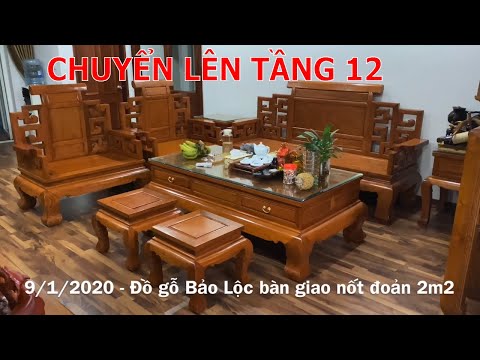 Chuyển Lên Tầng 12: BỘ GHẾ SƠN THỦY GỖ HƯƠNG ĐÁ Chân 14 8 món . Đồ Gỗ Bảo Lộc