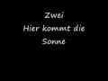 Rammstein Sonne Lyrics (German)