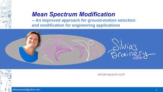 Mean Spectrum Matching Ground-Motion Modification Method, Part 1: Introduction