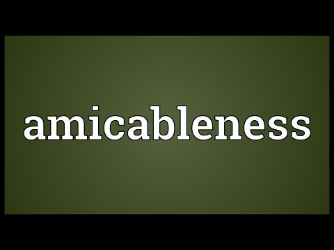 Header of amicableness
