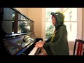 Lara plays the Jurassic Park theme as a dinosaur :)
