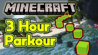 3 Hour Parkour With Shaders In Minecraft (No Falls, Relaxing, Sleep)