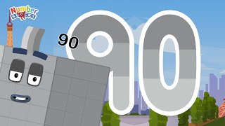 Numberblocks Magic Run 90 - Numberblocks 90 Adventure Number Explore