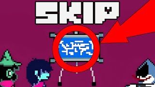 What If You Skip The Thrash Machine Making? Deltarune Chapter 1 & 2